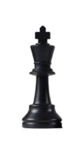 ChessKid Standard Chess Set Combination - Single Weighted Regulation Pieces, Vinyl Chess Board