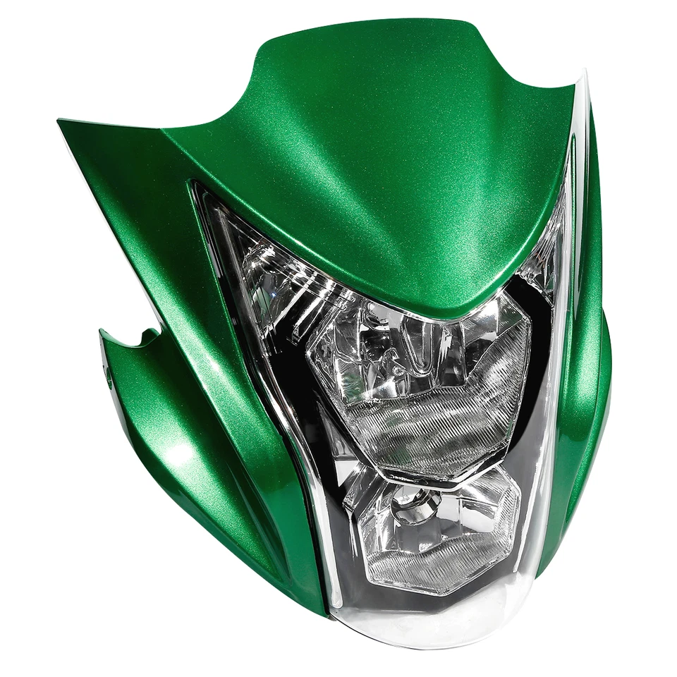 Faro negro para moto Kawasaki ER-6N 2012-2016 15 + carenado nuevo Foto 3 de 4