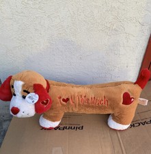 Dan Dee Jumbo Valentine's Day Puppy Dog stuffed animal 3 Feet Long NWT