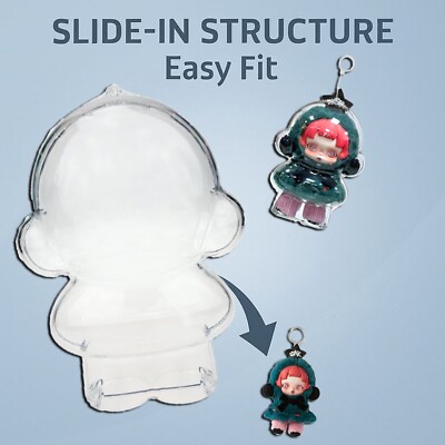 Acrylic Clear Case for SKULLPANDA Winter Symphony Figure with