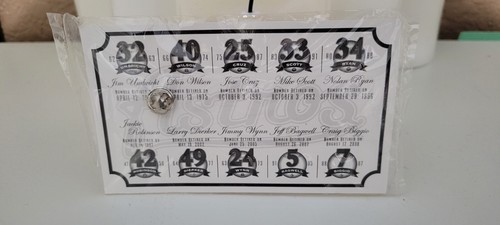 Houston Astros - Craig Biggio - Trikot Ruhestand Gedenk Pin - versiegelt - Bild 3 von 3