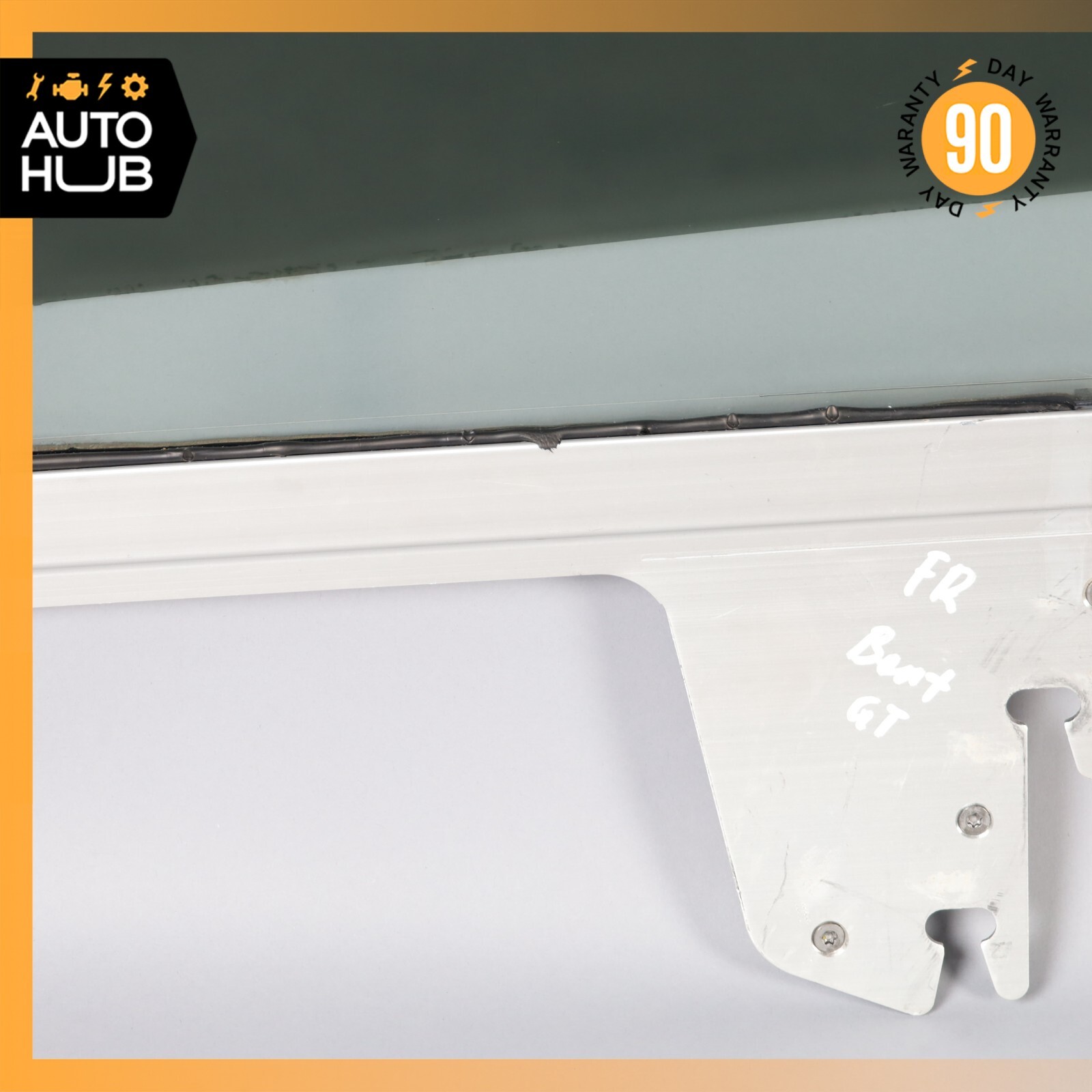 03-10 Bentley Continental GT Coupe Front Right Side Door Window Glass OEM