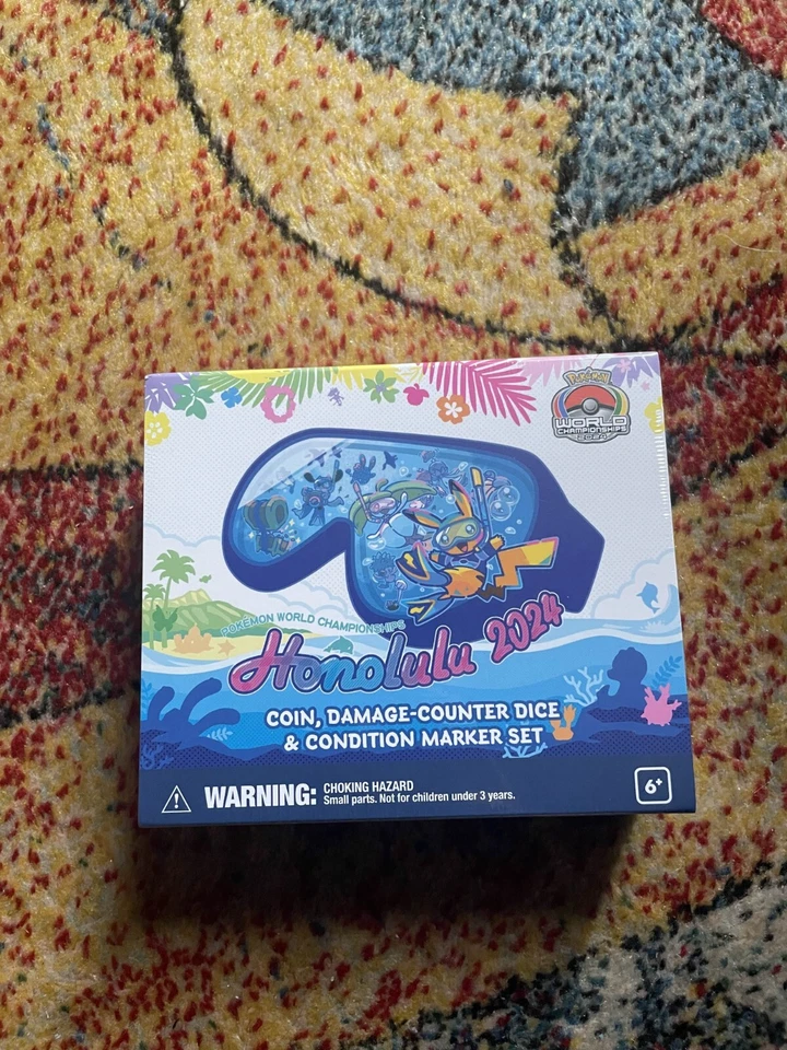 Pokemon TCG World Championship Honolulu 2024 Coin & Damage Counters - Photo 1/1