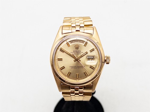 $30,000 ROLEX 1803 18k Yellow Gold Mens DAY DATE PRESIDENT 115g SERVICED