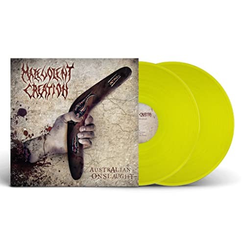 Malevolent Creation - Australian Onslaught Yellow Vinyl - Dlp - Vinyl - G72Z-image