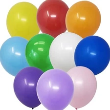 Allgala 12" Latex Balloons – 100ct Assorted Colors, Helium-Grade for Parties