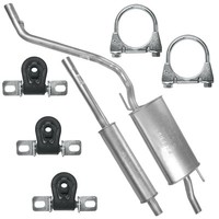 Auspuffanlage SchalldäMpferset Auspuff FüR Volkswagen VW Golf 3 III 91-97 1.4