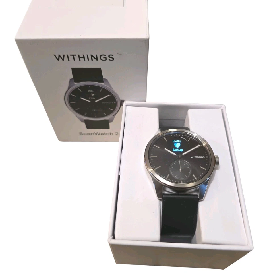 Часы Withings ScanWatch 2 - 42 мм черные - Изображение 2 из 4