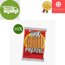10er Pack X ETi Crax Brezelsalz Geschmack Kekssticks (32 Gramm)KOSTENLOSER V...