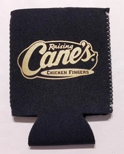 RAISING CANE'S Can Koozie Promo Black Gold