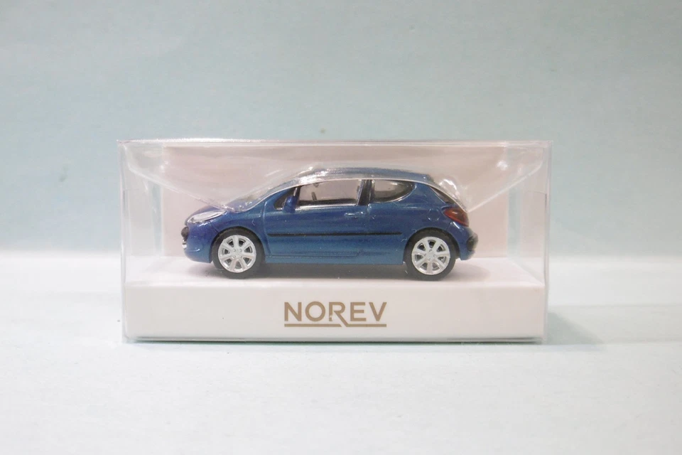 Norev - PEUGEOT 207 2007 bleu métallisé réf. 472779 Neuf NBO HO 1/87 - Photo 3/3