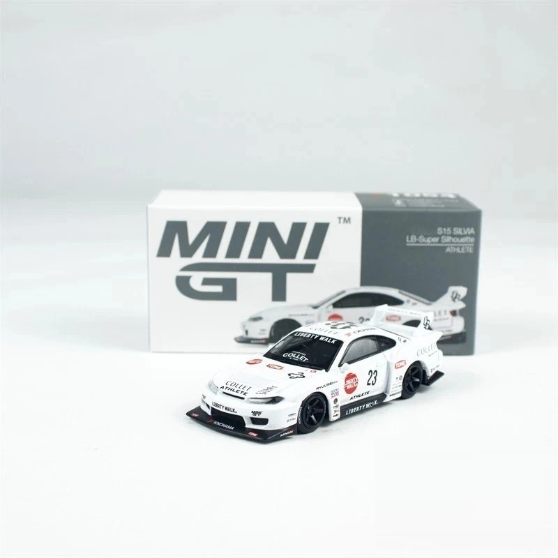 Mini GT 1:64 Nissan LB-Super Silhouette S15 SILVIA ATHLETE White MGT01054-P10 - Image 2 of 4
