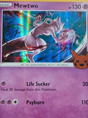 mewtwo pokemon card 2022 Vstar (031) Go Japanese Colorless Retreat Cost Pokmon Mewtwo Holo Trick Or
