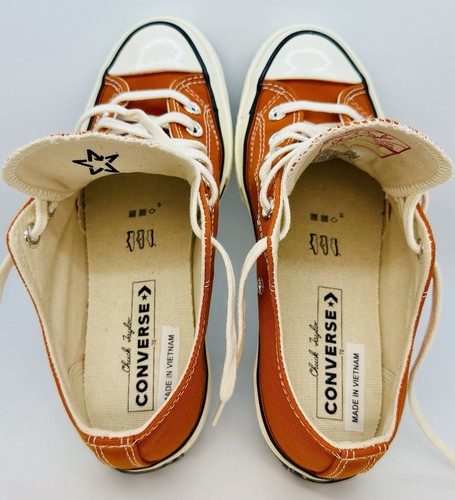 CONVERSE CHUCK 70 LOW FIRE PIT 171479C Orange New Mens 5.5 Womens 7.5 GORGEOUS! - Picture 6 of 7