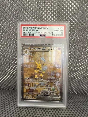 Alakazam 201/165 Sir Scarlet Violet 151 Pokemon TCG Card PSA 10
