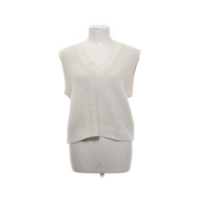 Divided by H&M, Pullunder, Größe: S, Weiß, Acryl, Einfarbig, Rippenstrick #YMj
