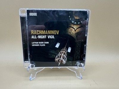 RACHMANINOV ALL-NIGHT VIGIL SUPER AUDIO CD LATVIAN RADIO CHOIR SIGVARDS KLAVA NM