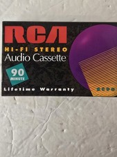 RCA 90 minutes Hi-Fi Stereo Audio Cassette Tape  Brand New Sealed  