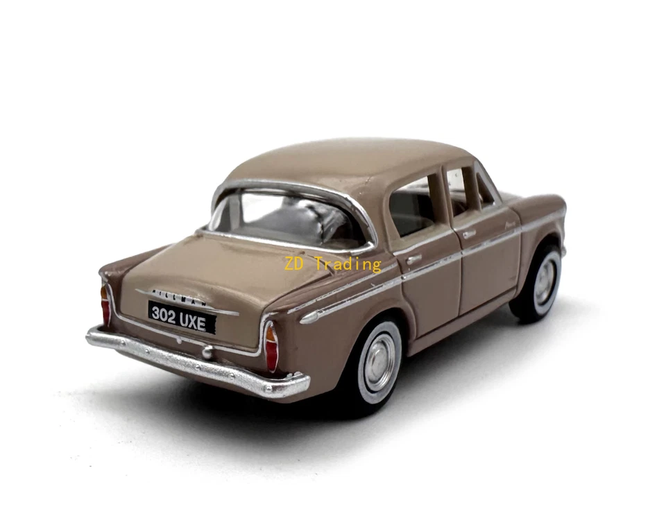 ZD 1:76 Brown 1956 Hillman Minx Sedan Classic Sports Model Diecast Metal Car BN - Image 4 of 4
