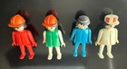 Vintage Playmobil Figure Lot of 4 - 1974 Geobra Construction Workers Hard Hats — photo 3
