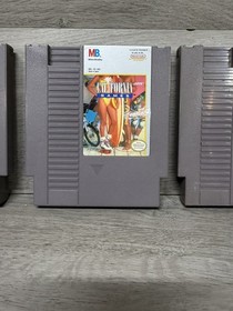 Nintendo Game Lot Of 3 NES Cartridge California Games, MLB, Mario bros/duck hunt