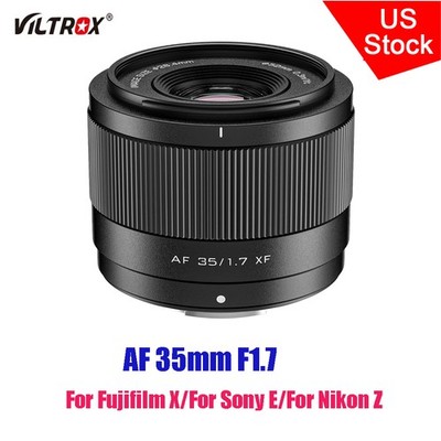 VILTROX AF 35mm F1.7 Auto Focus Lens For Fujifilm-X Sony-E Nikon-Z Mount Camera