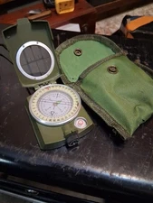 Professional, military, metal, waterproof navigation compass. History of Ukrain