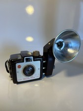 Vintage 1950 s Kodak Brownie Holiday Flash Camera Untested With Strap No Bulb