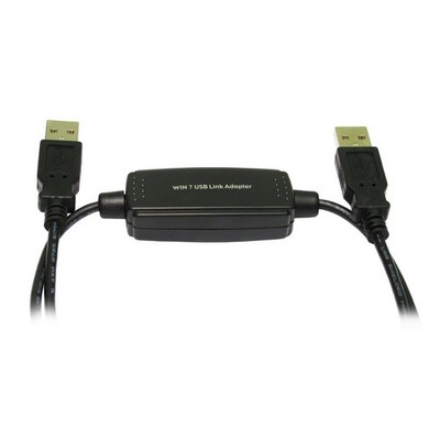 USB 2.0 Datenverbindungskabel Am-Am Daten Easy Transfer Kabel schwarz