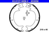 Bremsbackensatz, Feststellbremse ATE 03.0137-3058.2 Mitsubishi 4800A058