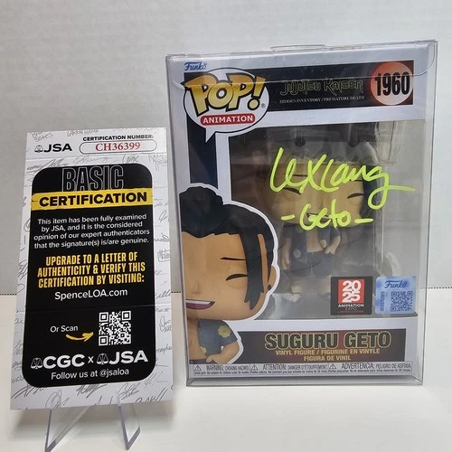 Funko Pop! Vinyl: Jujutsu Kaisen - Suguru Geto (AX) SIGNED by Lex Lang (JSA COA)