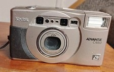 Kodak Advantix C650 Zoom APS Point  Shoot Film Camera Silver