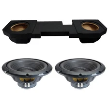 Alpine W12S4 BassLine 12" Subwoofer Dual Sealed Dodge Ram Crew Cab Box 250W