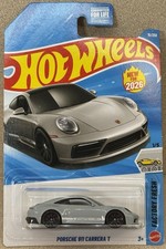 NEW 2026 Hot Wheels Porsche 911 Carrera T 15/250 Factory Fresh 1/5 A-Case Grey