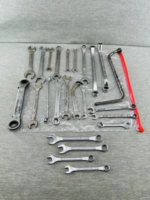 #ad LOT OF 24 Wrenches Palmera Craftsman Easco Dayton Pittsburgh Hilka TL $29.99