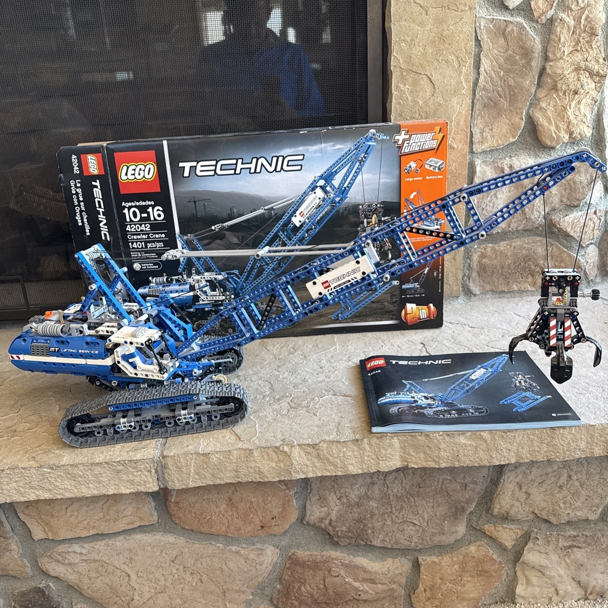 LEGO Technic 42042 Crawler Crane ASSEMBLED WITH BOX AND