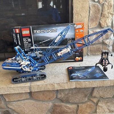 LEGO Technic 42042 Crawler Crane ASSEMBLED  WITH BOX AND INSTRUCTIONS Read notes