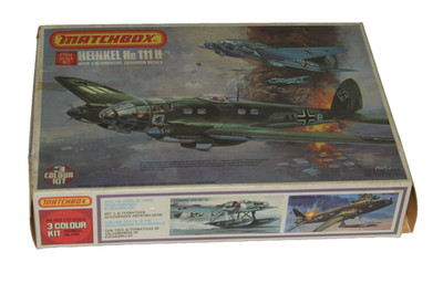 Matchbox Heinkel He 111 H  3 colour Kit Modellbausatz  1:72  OVP #329