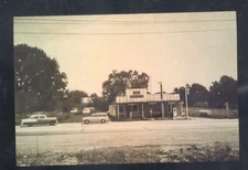 REAL PHOTO FRISTOE MISSOURI FOGTOWN GAS STATION OLD CARS MO. POSTCARD COPY