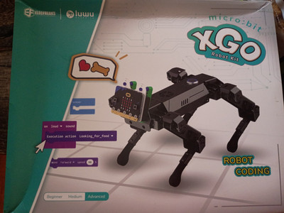 Robot Dog Micro:bit XGO robot kit Elecfreaks and luwu dynamics,