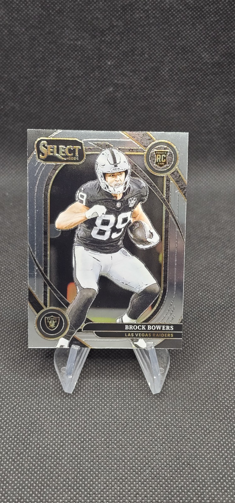 2024 Panini Select - Club Level Brock Bowers #222 (RC)