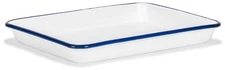 Red Co. 11" x 9" Enamelware Metal Classic 2 Quart Rectangular Servi... Fast Ship