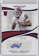 2019 Panini Immaculate Collegiate Blue 23/25 Ryquell Armstead #79 Auto 19a0