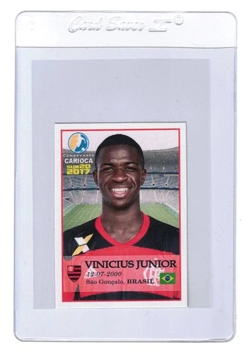 2017 ABRIL CAMPEONATO CARIOCA Sub20 STICKER VINICIUS JUNIOR RC - MINT - GORGEOUS