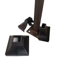 1 "HANDRAIL Post Skirt SHOE Base SNAP ON 1" FEET RAILING POST covers fit 1" legs