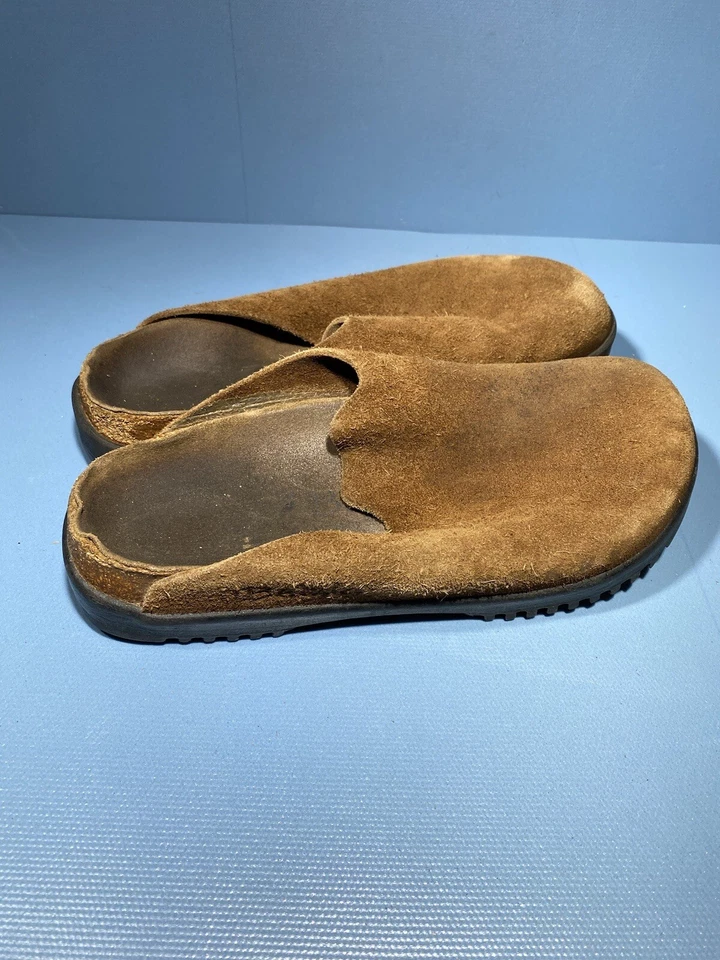 Zuecos sin cordones Betula by Birkenstock Amsterdam unisex L7M5 fieltro lana marrón mula Foto 3 de 4