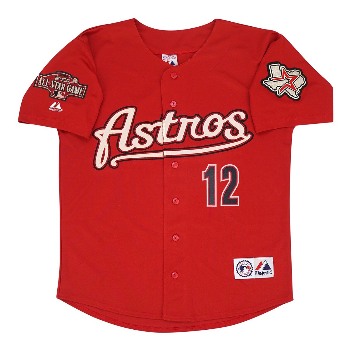 Jeff Kent 2004 Houston Astros Alternate Red Men's Jersey w/ All