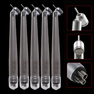 1-5* NSK Style Pana-Max Dental 45 Degree LED High Speed Turbine Handpiece 4 Hole