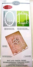 Ornate Card #3 Sizzix Bigz XL Die with bonus Embossing Folder Set 658188 NEW!