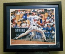 OREL HERSHISER SIGNED LOS ANGELES DODGERS 16 X 20 SPORTS PHOTO- PSA/DNA